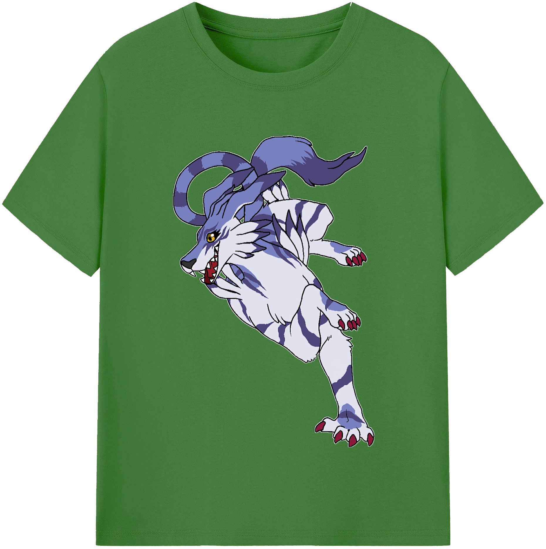 （画像用） Digimon デジタルモンスター/デジモン レディースカジュアルプリントTシャツ（綿100％）